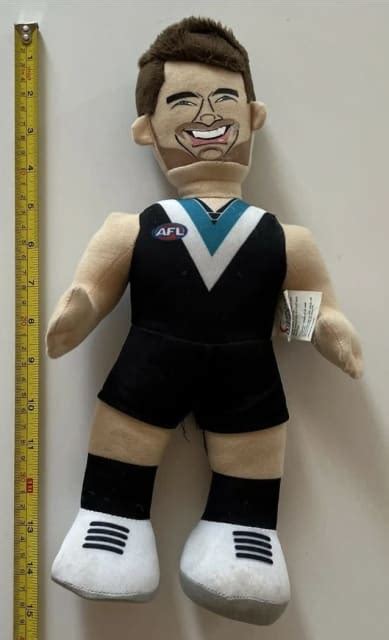 NEW CHAD WINGARD Port Adelaide Power OfficialRare AFLPlushToy35cm