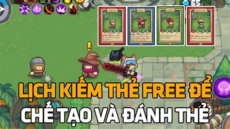 Thời Gian Nhiệm Vụ Kiếm Thẻ Npc Hàng Ngày Soul Knight Prequel