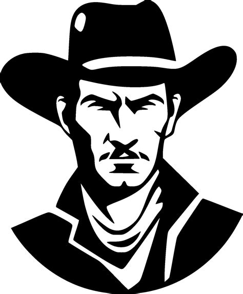 Vaquero Minimalista Y Plano Logo Vector Ilustraci N Vector