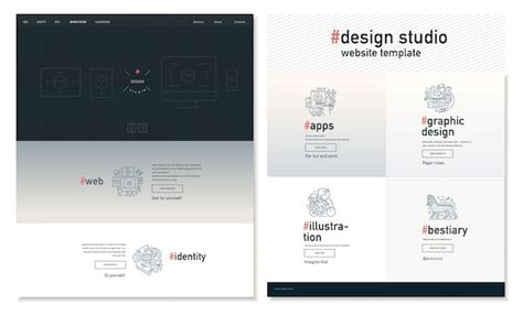 Web menu design Vector | Free Download
