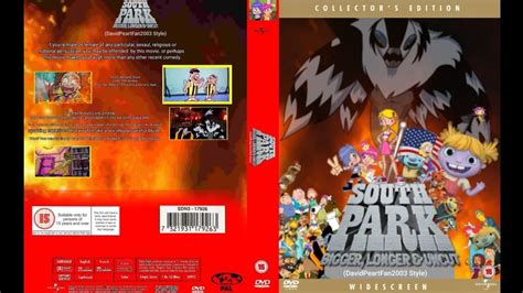 South Park Bigger Longer And Uncut Davidpeartfan2003 Style Dvd