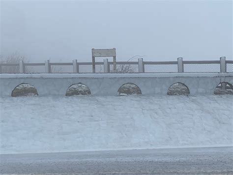 Oregons Vista House Frozen By Oregon Winter Storm Odot Photos