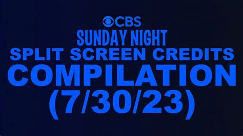 Cbs Sunday Night Lineup 2023 Image To U