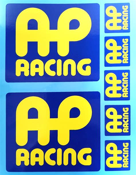 Ap Racing Old Style Motorsport Decal Vinyl Stickers Redsigns