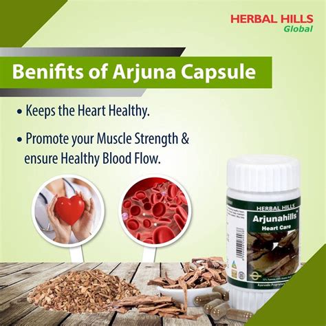 Herbal Hills Arjuna Capsule For Heart Care Capsule Hhw