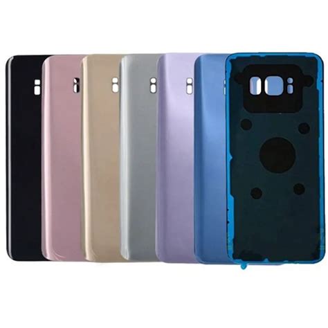 New Glass Battery Door Back Housing Cover With Adhesive For Samsung S