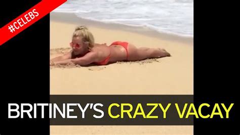 Britney Spears Flaunts Killer Figure As She Writhes Around In Red Bikini On Holiday In Hawaii