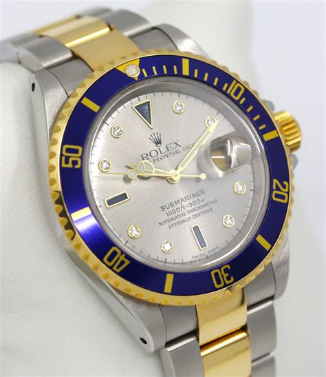 Rolex Oyster Perpetual Submariner Date Stainless Steel Ct Yellow