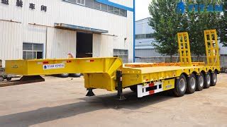 Naczepa Niskopodwoziowa Titan 5 Axle 100 Ton Lowbed Trailer Truck Price