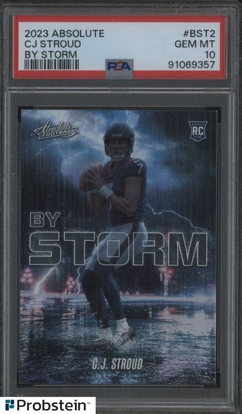 CJ Stroud 2023 Absolute BST 2 By Storm Price Guide Sports Card Investor