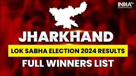 Jharkhand Lok Sabha Election Results 2024 List Of Constituency Wise