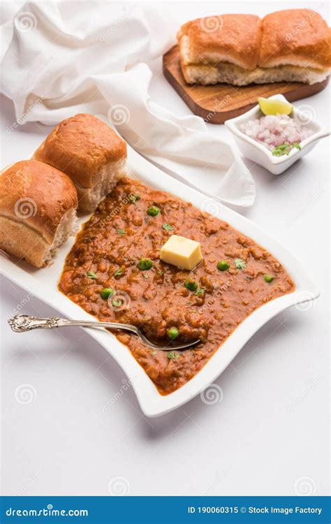 Pav Bhaji Is A Popular Indian Street Food That Consists Of A Spicy Mix