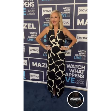 Sutton Stracke S Black And White Printed Dress On Wwhl