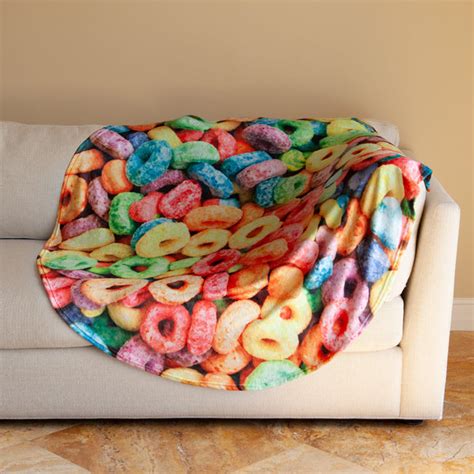 Fruit Hoops Cereal Blanket - Official Food Blankets