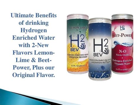 Benefits of Hydrogen Enriched Water