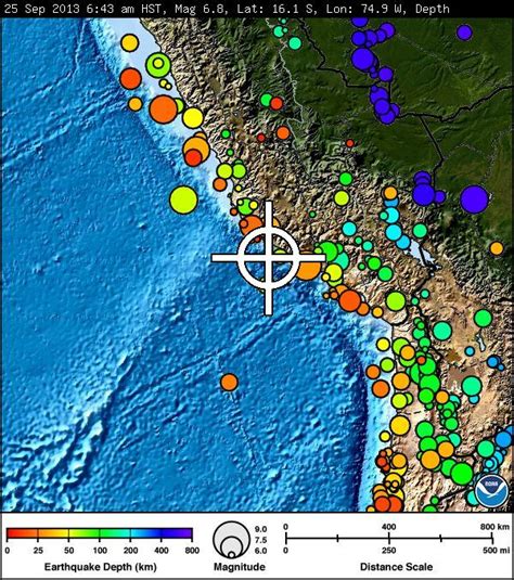 No Tsunami Threat to Hawaiʻi After 7 0 Peru Earthquake Maui Now