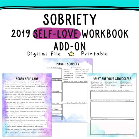 2019 Self Love Workbook And Planner Blessing Manifesting