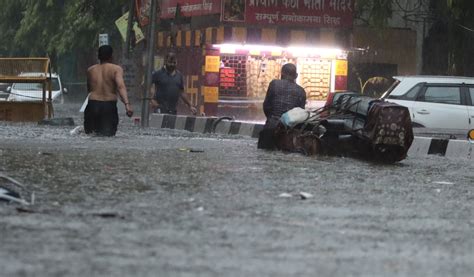 National Capital Comes To A Standstill After Heavy Rains Telangana Today