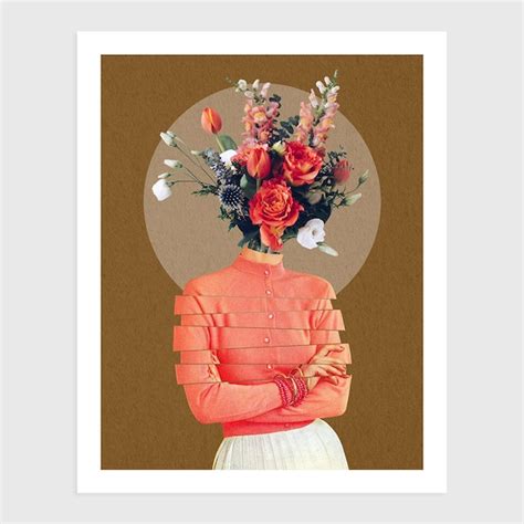 Collage Art Print Etsy