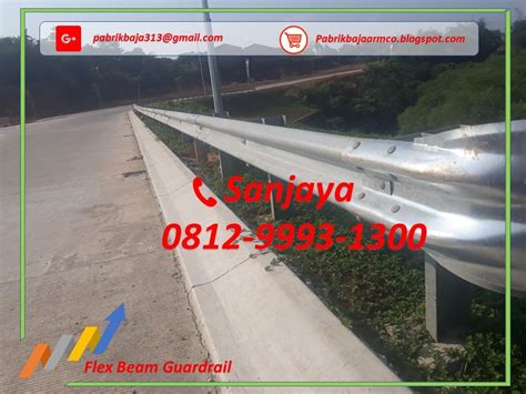 Pagar Pengaman Jalan Flex Beam Guardrail TerMurah Di Indonesia Serba