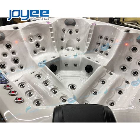 Joyee Silver White Marble Acrylic Lucite Balboa Hot Tub Whirlpool Spa