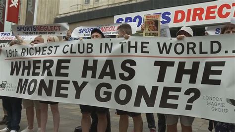 Newcastle United fans protest against owner Mike Ashley after Steve ...