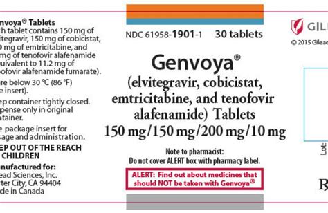 Genvoya Pictures Images Labels Healthgrades Elvitegravir