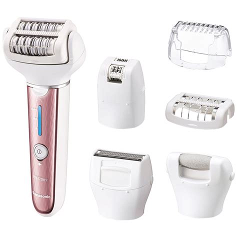 Panasonic ES-EL8A-P503 Epilátor, Wet & Dry, Cordless, 60 csipesz ...