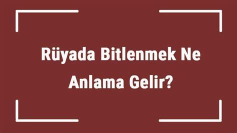 R Yada Bitlenmek Ne Anlama Gelir R Yada Bitlendi Ini Ya Da Bitlenmi