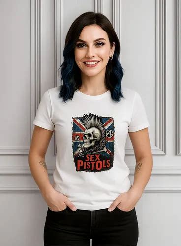 Camiseta Babylook Banda Sex Pistols Punk Rock Anos 70 Design MercadoLivre