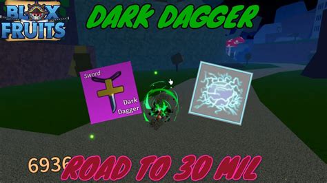 Dark Daggerpvp Bounty Hunting Road To M Blox Fruits Youtube