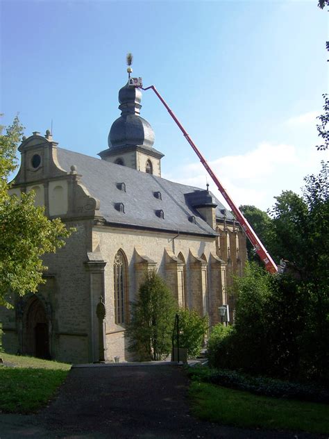 Start Der Arbeiten In Und An Der Laudenbacher Bergkirche Weinort