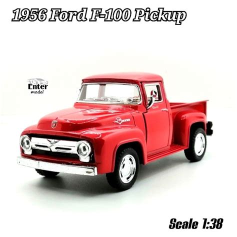 Kinsmart โมเดล รถ เหล็ก เกรด พรีเมียม ลิขสิทธิ์ แท้ รถคลาสสิค กระบะ ฟอร์ด 1956 Ford F 100 Pickup