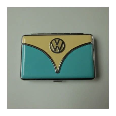 Porte Cartes Vw Combi Beige Et Bleu Ciel Porte Cartes Volkswagen Combi