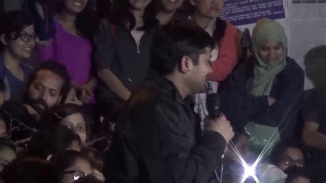 Kanhaiya Returns To Jnu Full Speech Slogans Hour Minutes