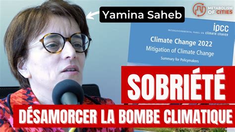 Sobri T L Arme Ultime Propos E Par Le Giec Podcast Yamina Saheb