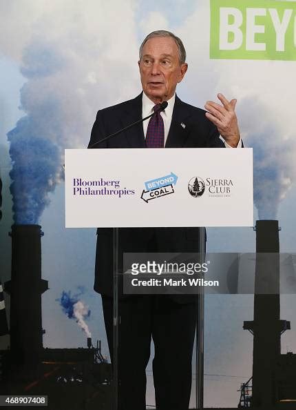 Former New York City Mayor Michael Bloomberg Speaks At The Sierra