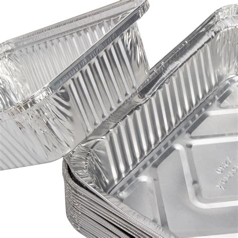 Description Of Food Packaging Aluminium Silver Foil Container Canlid