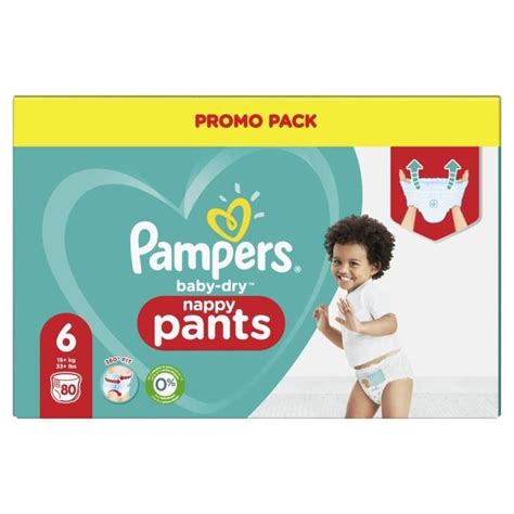 Lot De 2 Pampers Nappy Pants Couches Culottes Taille 6 15kg Paquet