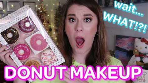 Full Face Using Donut Makeup 🍩 Youtube