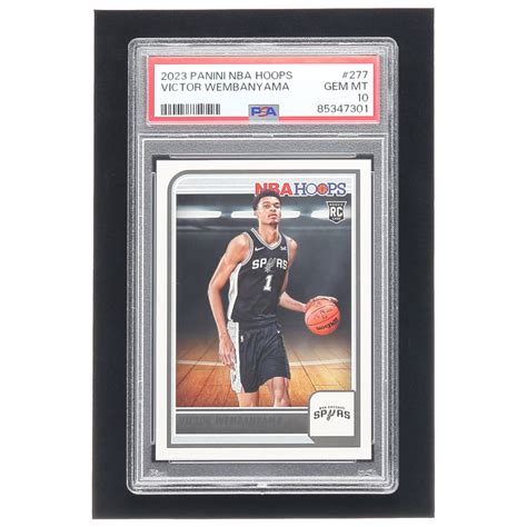 Victor Wembanyama 2023 24 Hoops 277 RC PSA 10 Pristine Auction