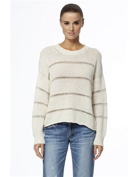 360 Cashmere Simone Striped Classic Jumper Women From Young Ideas Uk