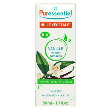 L Huile V G Tale De Vanille Bio Propos E Par La Marque Puressentiel Est