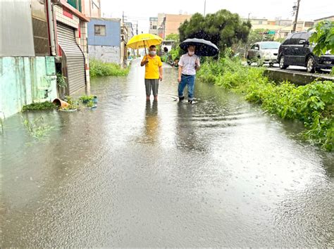 台中海線淹水路成河 山區路坍樹倒 生活 自由時報電子報