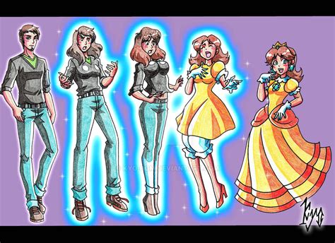 Tg From Guy To Princess Daisy By Kyo Dom On Deviantart