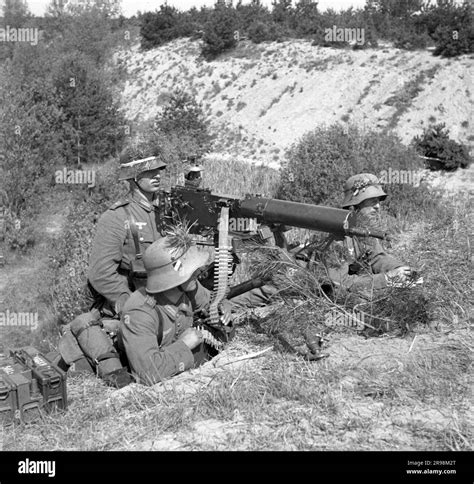 Maschinengewehr MG 08 Maschinengewehr MG08 Wehrmacht Heer Ausbildung