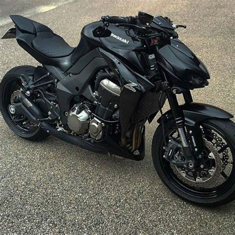 Kawasaki Black Z1000 Cars And Motor Sports Bikes Motorcycles