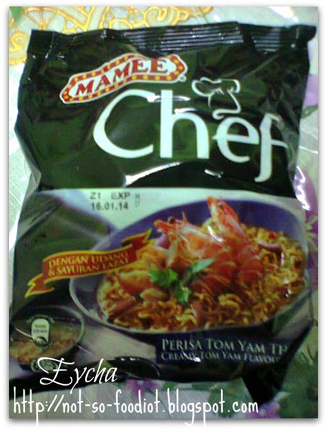 Not So Foodiot Just A Food Lover Mamee Chef Creamy Tom Yam