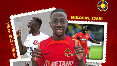 Transferul Lui Baba Alhassan La Fcsb Anun At Oficial Mesaj De Adio De