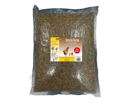 FRIANDISE POUR POULES VERS DE FARINE 1KG